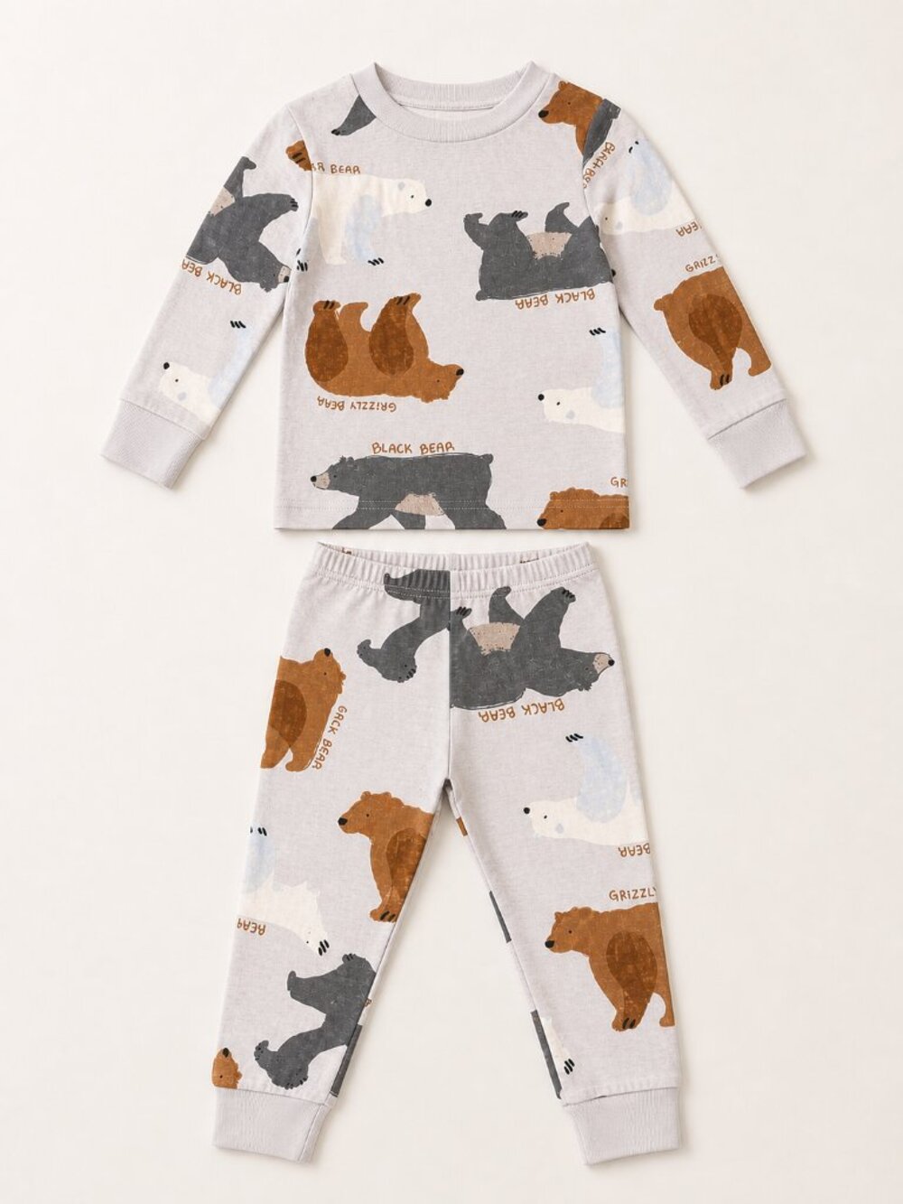 NWT Carter’s Baby Boy Bear Pajamas Size 12 Months | Cozy Woodland Bear 2 Piece